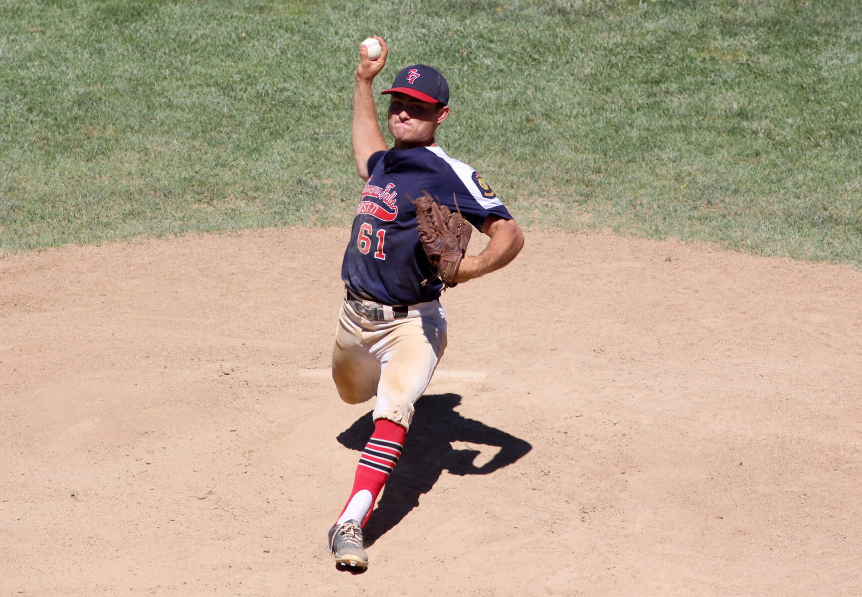 Chippewa Falls Post 77 senior legion baseball at Eau Claire Pizza Hut Post 53 7-21-22
